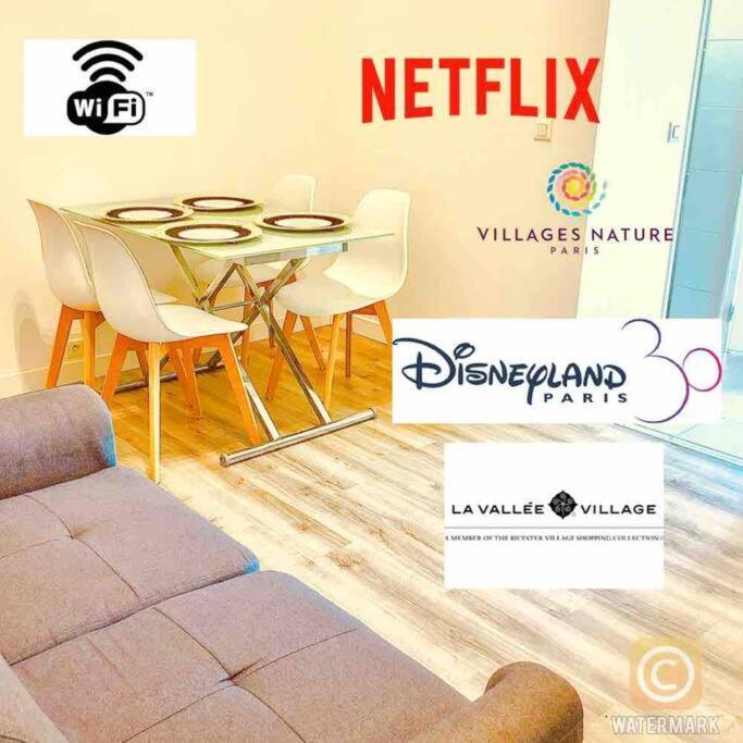 Appartement Cosy Proche Disney Vaires-sur-Marne Eksteriør bilde
